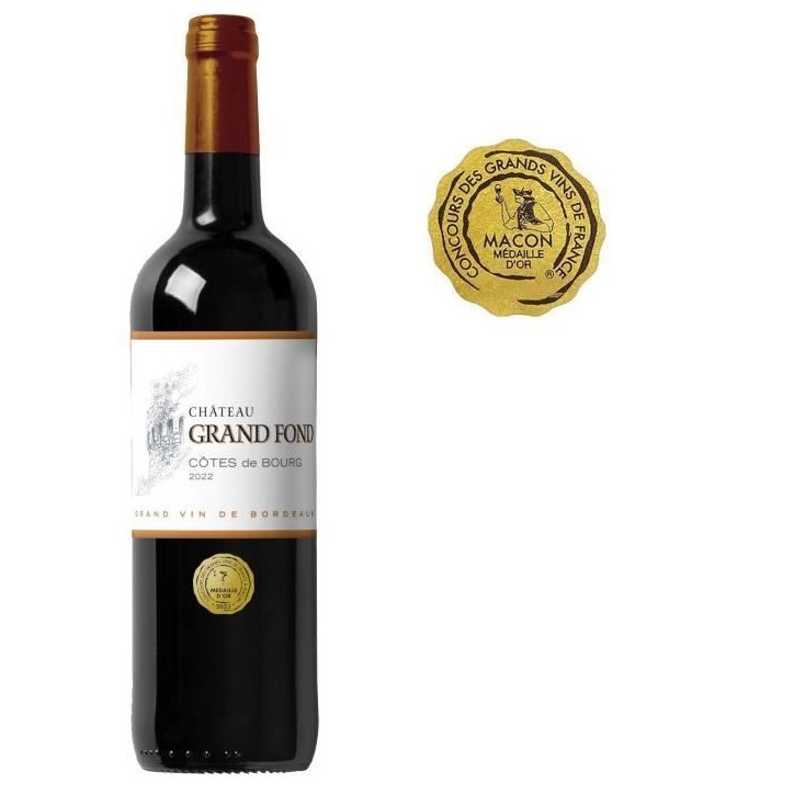 Château Grand Fond Côtes de Bourg - Vin rouge de Bordeaux