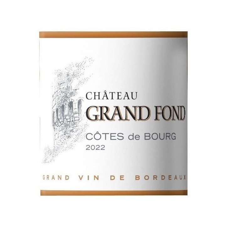 Château Grand Fond Côtes de Bourg - Vin rouge de Bordeaux