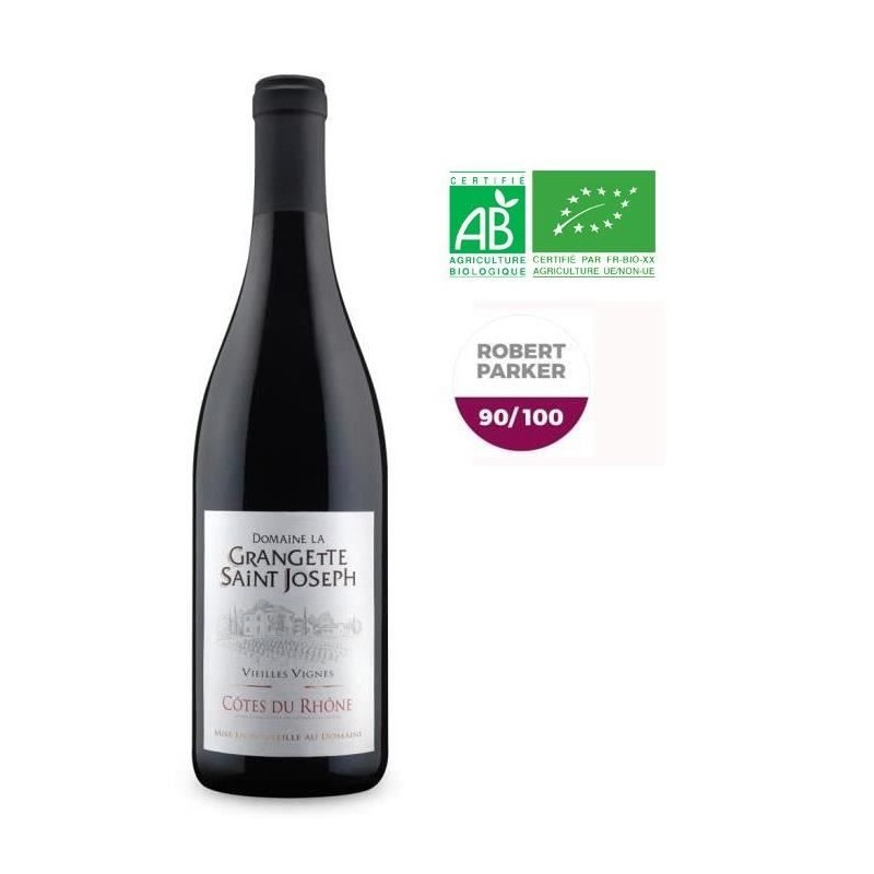 Domaine la Grangette Saint-Joseph 2023 AOC Côtes du Rhône - Vin roug Domaine la Grangette Saint-Joseph 2023 AOC Côtes du Rhône - Vin roug