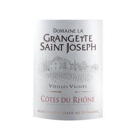 Domaine la Grangette Saint-Joseph 2023 AOC Côtes du Rhône - Vin rouge du Rhône Bio