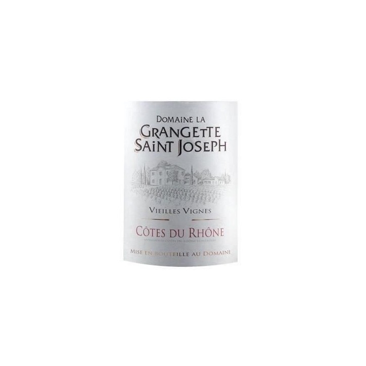Domaine la Grangette Saint-Joseph 2023 AOC Côtes du Rhône - Vin rouge du Rhône Bio