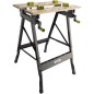 RYOBI - Etabli pliable orientable a 90° - table bambou 605 x 625 x 790 mm - 6,5 kg - Livré avec 4 mors et 1 clé de service -