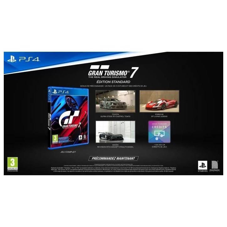 Gran Turismo 7 - Jeu PS4 Gran Turismo 7 - Jeu PS4
