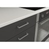 Cuisine complete PREGO- L 270 cm - Gris Graphit - Plan de travail 210
