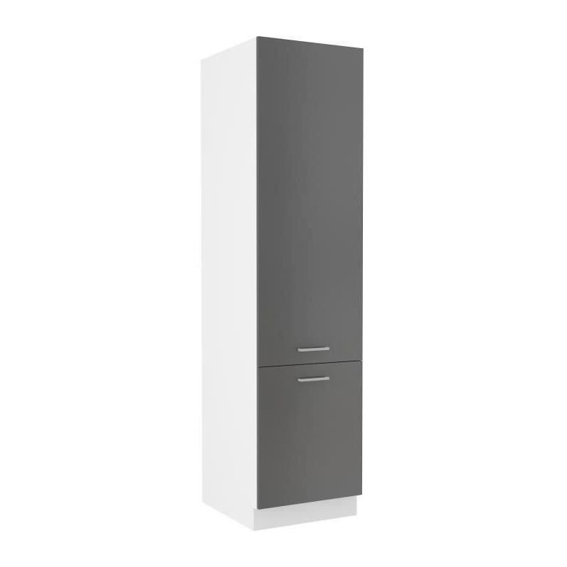 Colonne cuisine PREGO - Décor Gris Graphit - L 50 x P 57 x H 200 cm Colonne cuisine PREGO - Décor Gris Graphit - L 50 x P 57 x H 200 cm