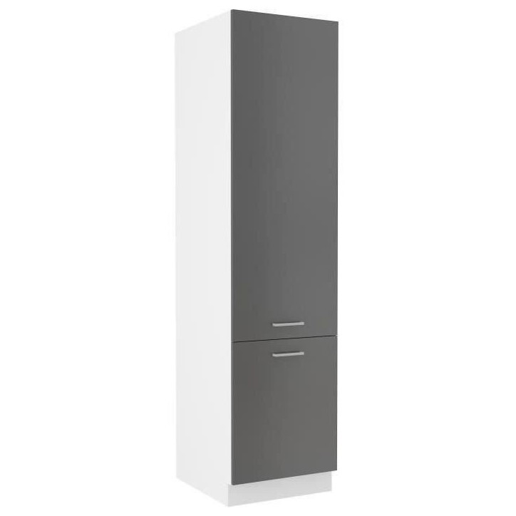 Colonne cuisine PREGO - Décor Gris Graphit - L 50 x P 57 x H 200 cm Colonne cuisine PREGO - Décor Gris Graphit - L 50 x P 57 x H 200 cm