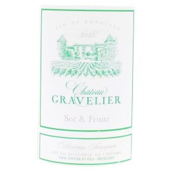 Château Gravelier 2023 Bordeaux - Vin blanc de Bordeaux