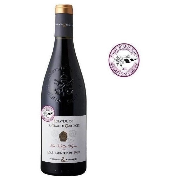 Château de la Grande Gardiole Cuvée Les Vieilles Vignes 2020 Châteauneuf-du-Pape - Vin rouge de la Vallée du Rhône 2022