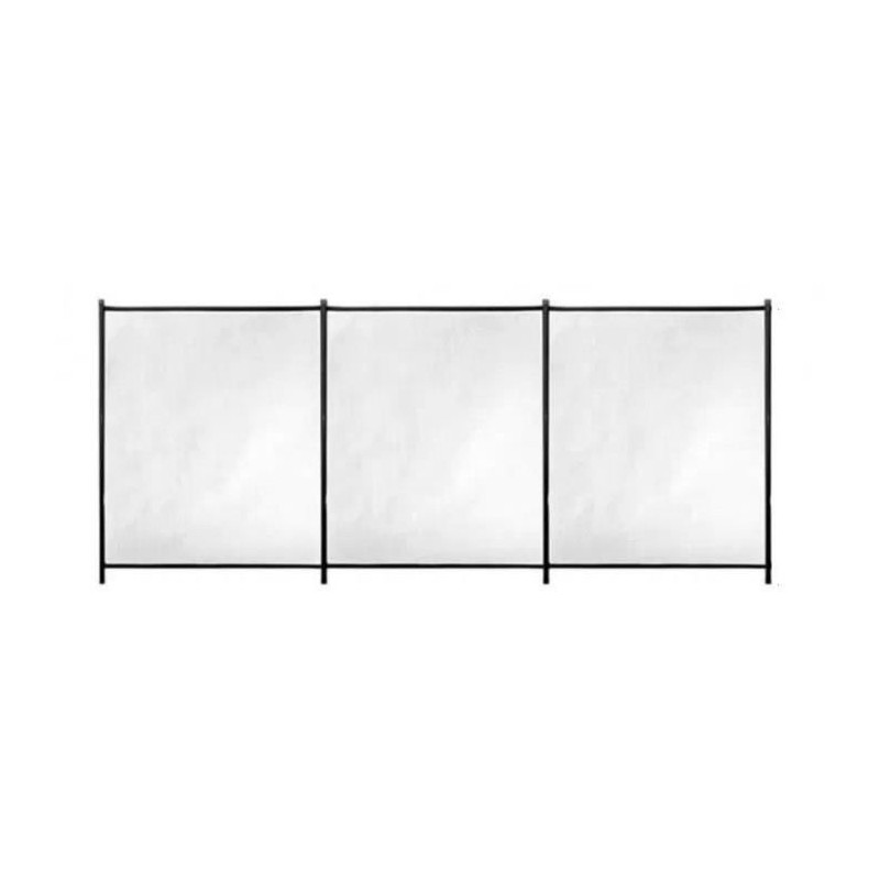 Barriere souple de sécurité - GRE - 3 m x H 1,33 m - Pré-montée - Barriere souple de sécurité - GRE - 3 m x H 1,33 m - Pré-montée -