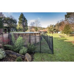 Barriere souple de sécurité - GRE - 3 m x H 1,33 m - Pré-montée -