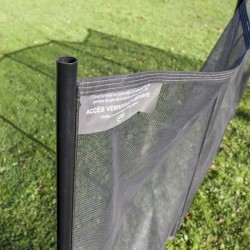 Barriere souple de sécurité - GRE - 3 m x H 1,33 m - Pré-montée -