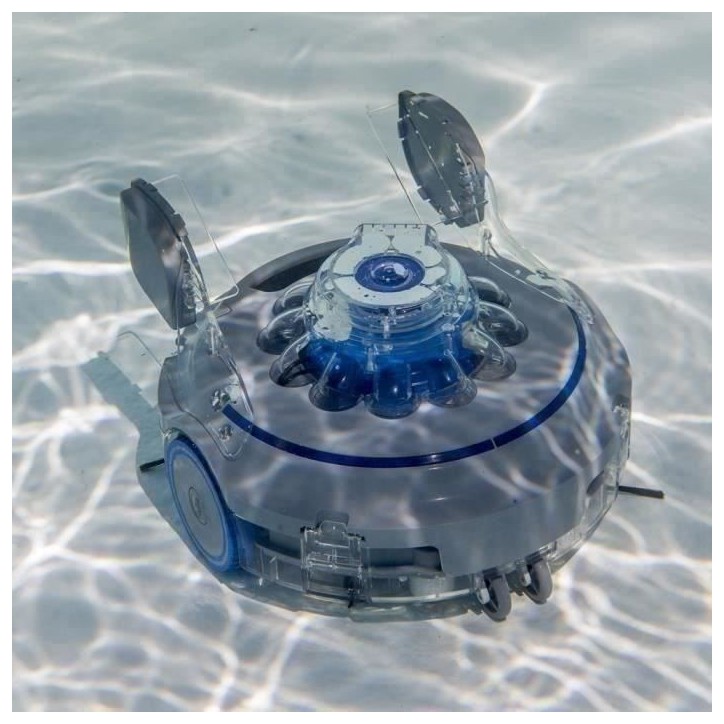 GRE - Robot a Batterie Rechargeable et sans fil, pour piscines Hors-Sol et enterrées Jusqu'a 12 x 5 m GRE - Robot a Batterie Rechargeable et sans fil, pour piscines Hors-Sol et enterrées Jusqu'a 12 x 5 m