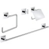 Set d'accessoires 4 en 1 - GROHE - 41115000 - Chromé - Métal - Douch