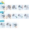 Set d'accessoires 4 en 1 - GROHE - 41115000 - Chromé - Métal - Douch