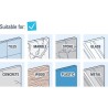 Set d'accessoires 4 en 1 - GROHE - 41115000 - Chromé - Métal - Douch