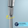 Flexible de douche - GROHE - 22114000 - 1,25 m - Chromé - VitalioFlex