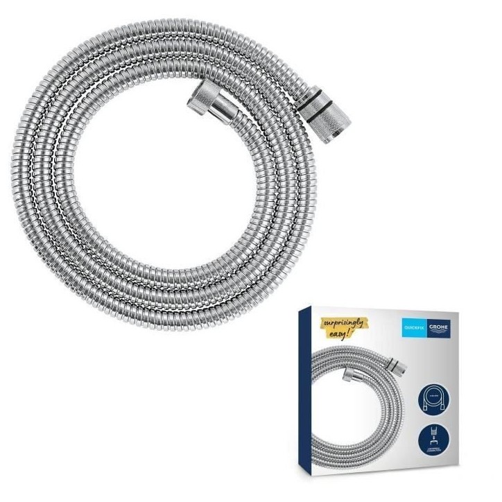 Flexible de douche - GROHE - 22100000 - 1,75 m - VitalioFlex - Métal
