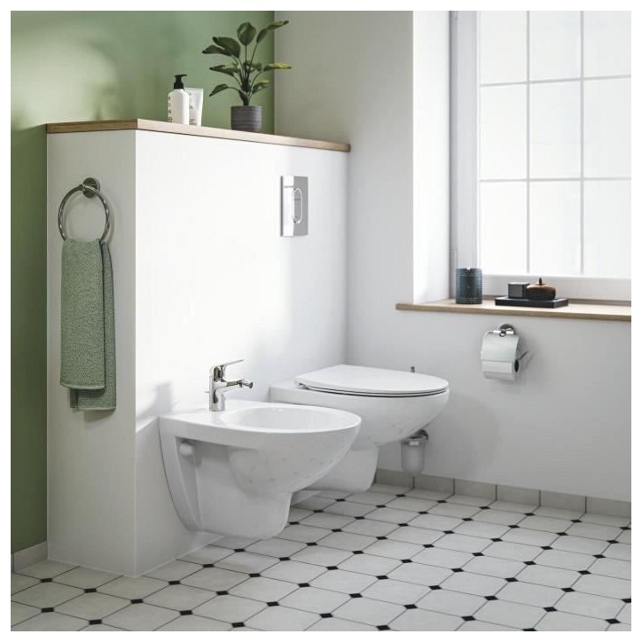 Mitigeur monocommande bidet - GROHE Swift - 24332001 - Chromé - Avec rotule - Economie d'eau Mitigeur monocommande bidet - GROHE Swift - 24332001 - Chromé - Avec rotule - Economie d'eau