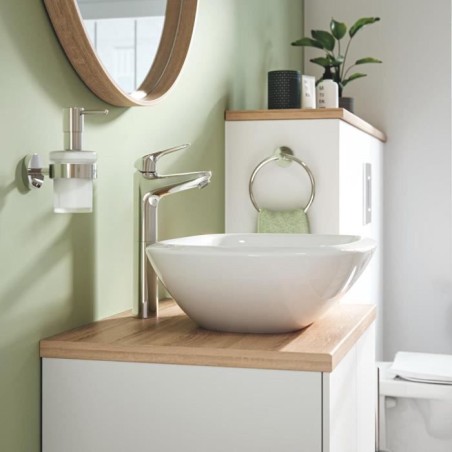 Mitigeur monocommande vasque a poser - GROHE Swift - 24331001 - Chromé - Taille XL rehaussée - Economie d'eau - Vidage clic cl