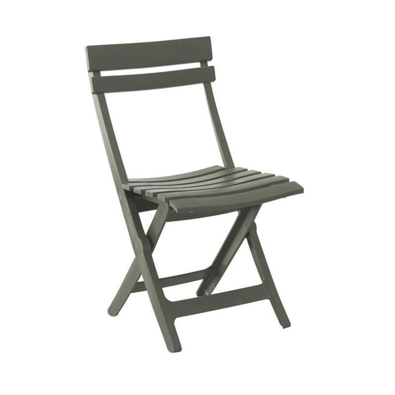 Chaise pliante - GROSFILLEX - Miami - Forest green - Résine