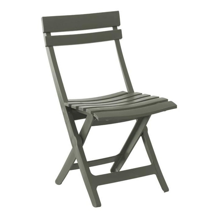 Chaise pliante - GROSFILLEX - Miami - Forest green - Résine Chaise pliante - GROSFILLEX - Miami - Forest green - Résine