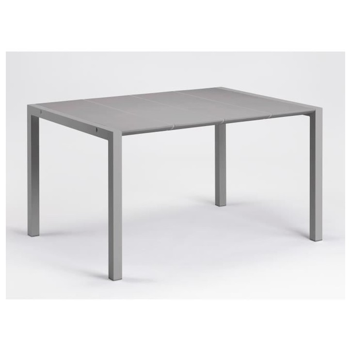 Table - GROSFILLEX - Eden 133 - Gris platinium - 133x87 - Aluminium et résine - 6P Table - GROSFILLEX - Eden 133 - Gris platinium - 133x87 - Aluminium et résine - 6P