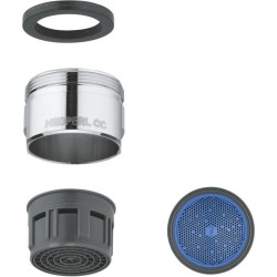 Mousseur - GROHE - Chromé 13927000 - Filetage externe - Aérateur cla