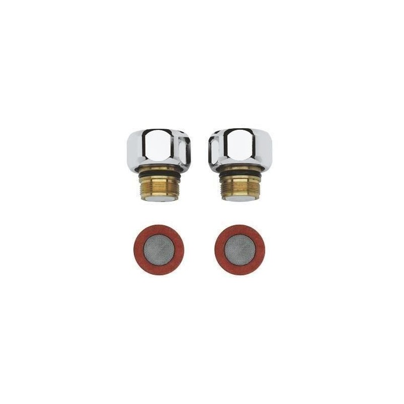 Clapets anti-retours - GROHE - Chromé 47189000 - Métal - 0,155 kg - Clapets anti-retours - GROHE - Chromé 47189000 - Métal - 0,155 kg -