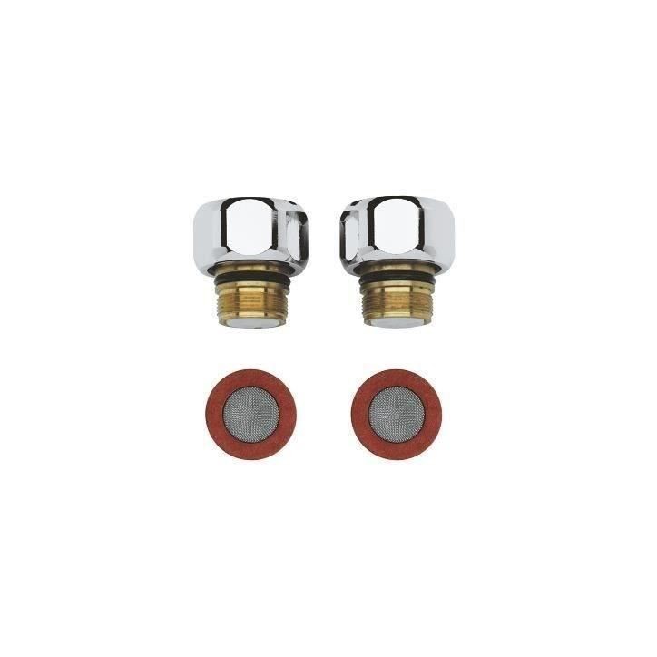 Clapets anti-retours - GROHE - Chromé 47189000 - Métal - 0,155 kg - 5 ans de garantie Clapets anti-retours - GROHE - Chromé 47189000 - Métal - 0,155 kg - 5 ans de garantie