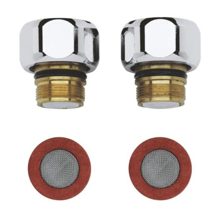 Clapets anti-retours - GROHE - Chromé 47189000 - Métal - 0,155 kg - 5 ans de garantie