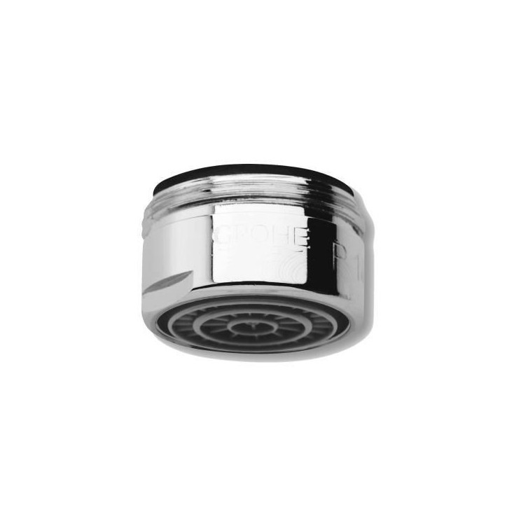 Mousseur GROHE - Pieces Détachées 13929000 - Filetage externe M 24 x 1 - Aérateur classe A - Gris/Argent
