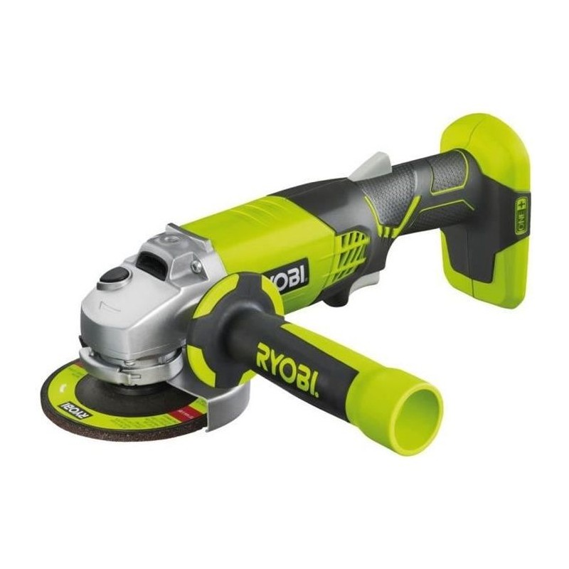 RYOBI - Meuleuse d'angle 18V ONE+ 115 mm - 7 500 tr/min - poignée aux