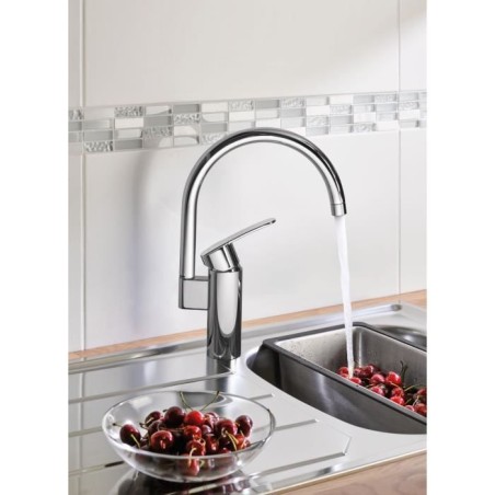 Mitigeur d'évier tube pivotant WAVE COSMOPOLITAN monocommande - GROHE - 32449-001