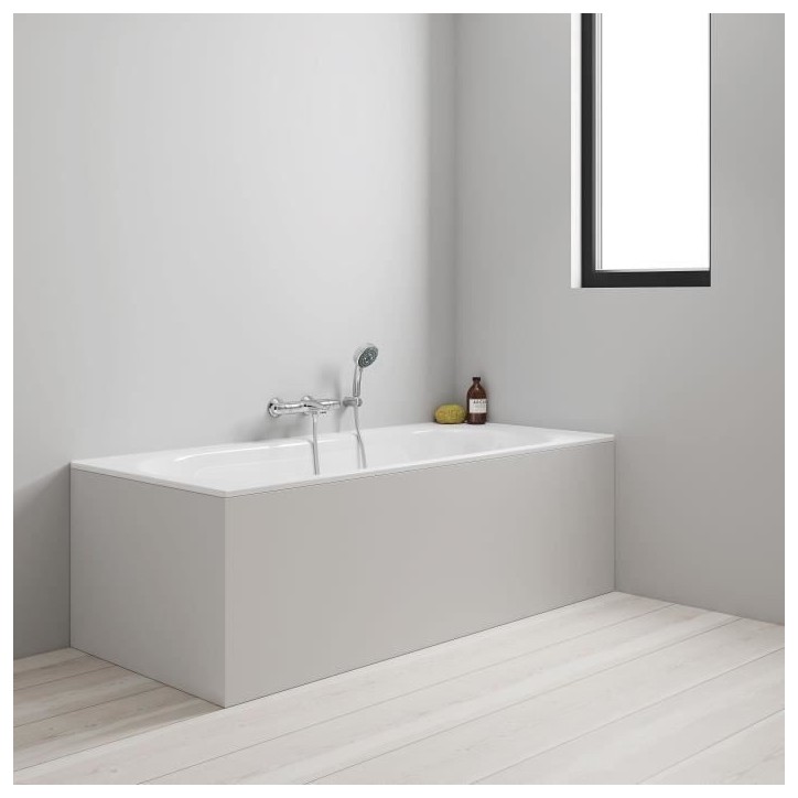 GROHE Mitigeur thermostatique Bain / Douche Precision Trend, protection anti-brûlure, raccord fileté 1/2, chromé, 34227002 GROHE Mitigeur thermostatique Bain / Douche Precision Trend, protection anti-brûlure, raccord fileté 1/2, chromé, 34227002