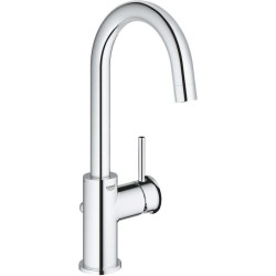 Mitigeur monocommande Lavabo - GROHE - Taille L - Chromé - Pivotant -