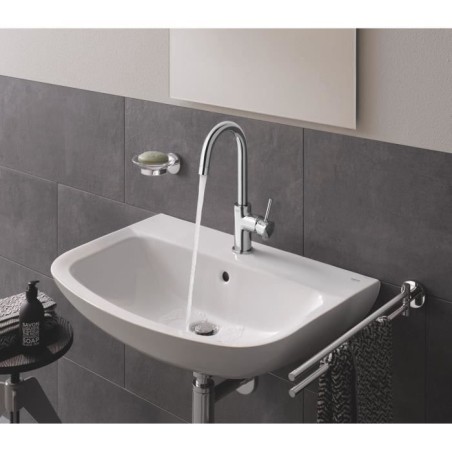 Mitigeur monocommande Lavabo - GROHE - Taille L - Chromé - Pivotant - Economie d'eau