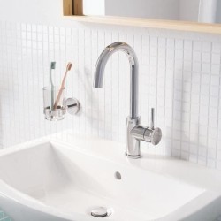 Mitigeur monocommande Lavabo - GROHE - Taille L - Chromé - Pivotant -
