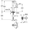 Mitigeur monocommande Lavabo Taille XL GROHE Start Classic Chromé