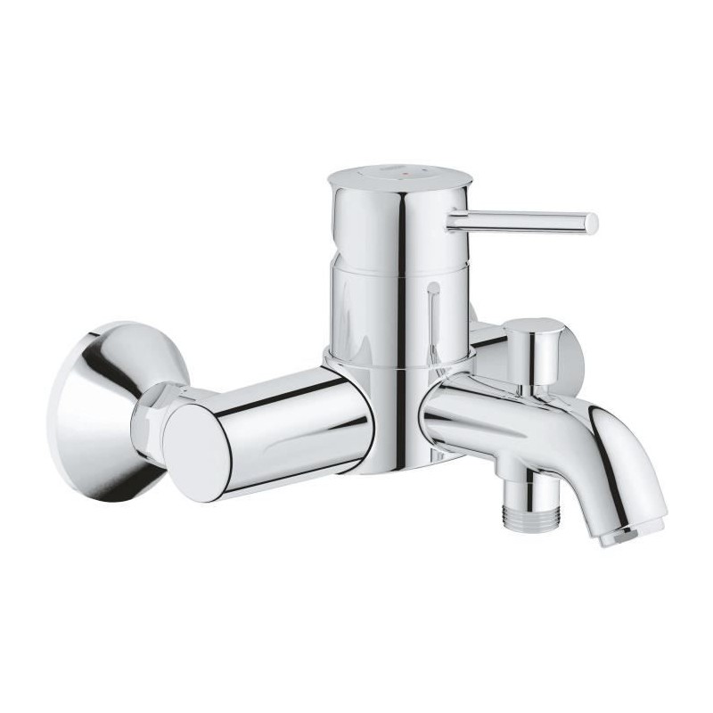 Mitigeur monocommande Bain / Douche mural GROHE - Finition Chromé - P Mitigeur monocommande Bain / Douche mural GROHE - Finition Chromé - P