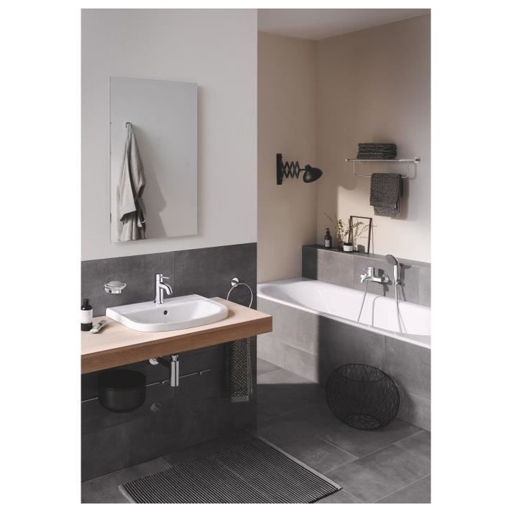 Mitigeur lavabo GROHE Start Classic - Tirette de vidage - Économie d'eau - Garantie 5 ans Mitigeur lavabo GROHE Start Classic - Tirette de vidage - Économie d'eau - Garantie 5 ans