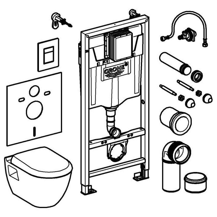 Pack bundle WC - 6l 1,13m - GROHE Pack bundle WC - 6l 1,13m - GROHE