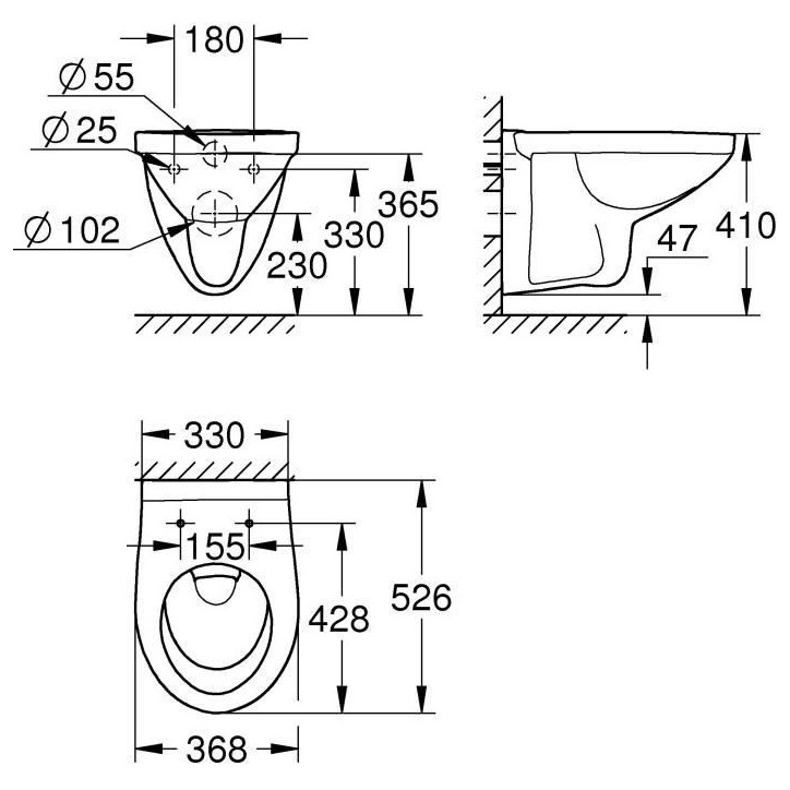 GROHE - Cuvette WC suspendue GROHE - Cuvette WC suspendue