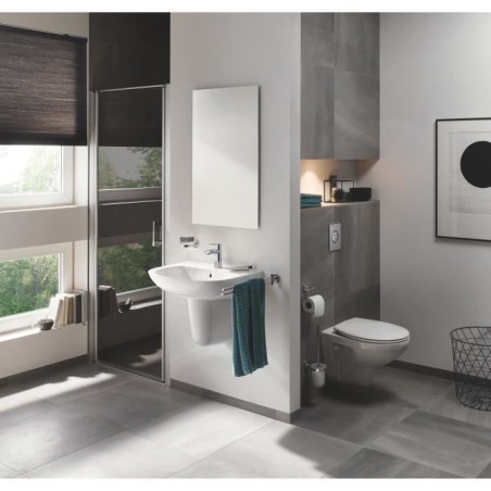 Abattant WC - GROHE - Bau Ceramic - Duroplast - Blanc alpin - SoftClose