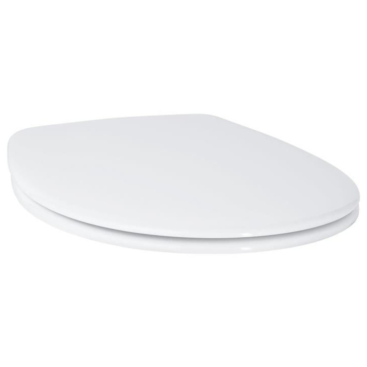 Abattant WC - GROHE - Bau Ceramic - Duroplast - Blanc alpin - SoftClose