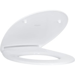 Abattant WC - GROHE - Bau Ceramic - Duroplast - Blanc alpin - SoftClos
