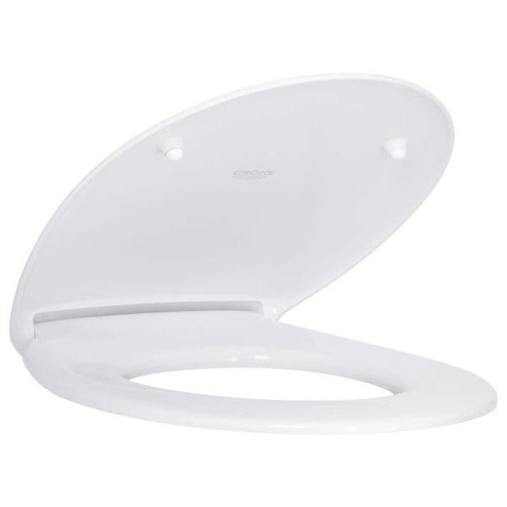 Abattant WC - GROHE - Bau Ceramic - Duroplast - Blanc alpin - SoftClose