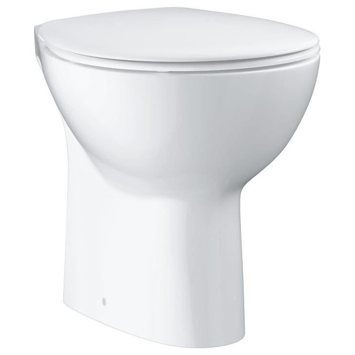Abattant WC - GROHE - Bau Ceramic - Duroplast - Blanc alpin - SoftClose