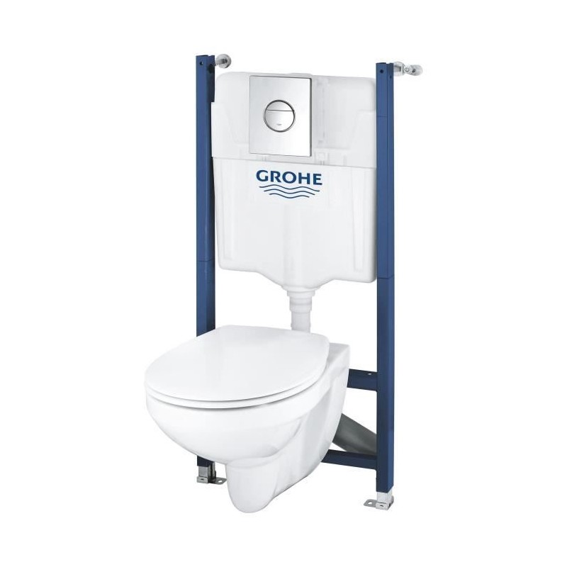 Pack Bâti support 5 en 1 - GROHE - Blanc - 1.13 m - Céramique - Cuve