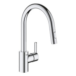 GROHE Robinet de cuisine évier Feel, douchette extractible, rotation