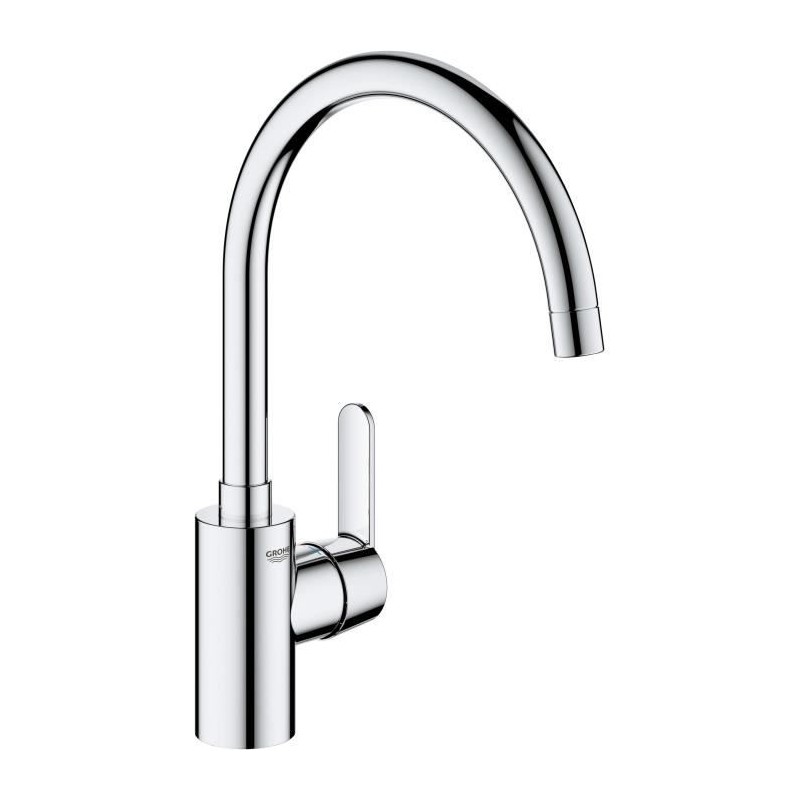 Mitigeur de cuisine - GROHE Get - Chromé - Bec en C - Bec Haut - Rota Mitigeur de cuisine - GROHE Get - Chromé - Bec en C - Bec Haut - Rota